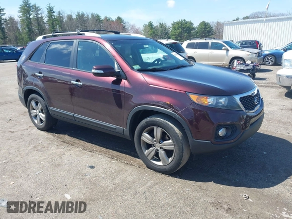 2012 Kia Sorento EX with VIN 5XYKU3A65CG299100, listed as a IAAI auction lot 42098445 with 172,203 mi miles. Bid and sale history available at carsss.com. Image 1.