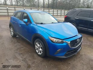 2016 Mazda CX-3 Sport with VIN JM1DKFB78G0129171, listed as a IAAI auction lot 41897952 with 131,768 mi miles. Bid and sale history available at carsss.com. Image 1.