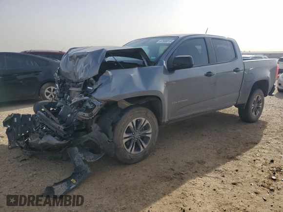 2022 Chevrolet Colorado 2WD Z71 z VIN 1GCGSDEN8N1209072, wystawiony jako Copart lot #47806815 z przebiegiem 33 325 mil mil oraz Szkoda całkowita • Salvage title. Historia ofert i sprzedaży dostępna na DreamBid. Obrazek 1.