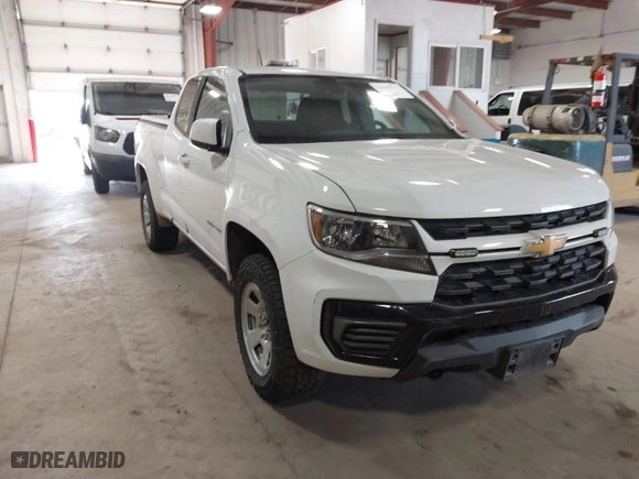 2021 Chevrolet Colorado 4WD LT with VIN 1GCHTCEAXM1254599, listed as a IAAI auction lot 41688713 with 51,564 mi miles. Bid and sale history available at carsss.com. Image 1.