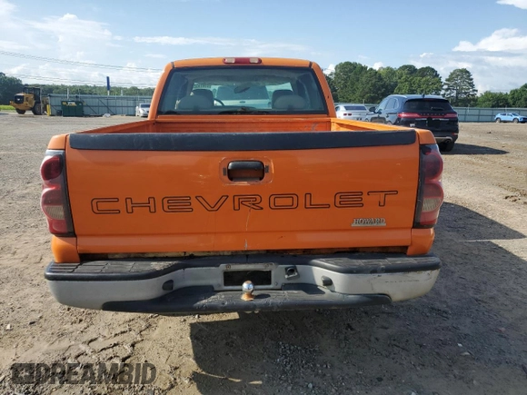 2005 Chevrolet Silverado 1500 Work Truck with VIN 1GCEC19X35Z304140, listed as a Copart auction lot 61419525 with Not provided miles and Clean title. Bid and sale history available at DreamBid. Image 6.