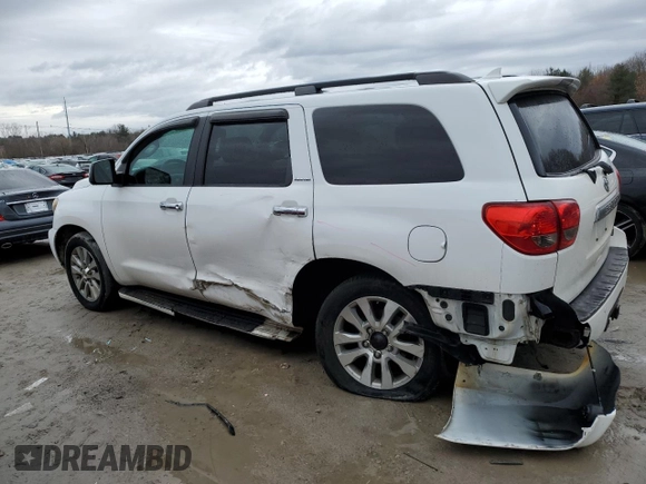 2012 Toyota Sequoia Limited with VIN 5TDJY5G19CS067805, listed as a Copart auction lot 47855825 with 132,711 mi miles and Clean Title. Bid and sale history available at carsss.com. Image 2.