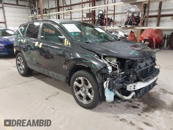 2017 Honda CR-V EX with VIN 5J6RW2H57HL059990, listed as a IAAI auction lot 41757025 with 136,533 mi miles. Bid and sale history available at carsss.com. Image 1.