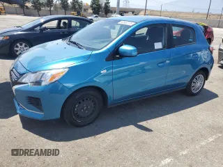 2021 Mitsubishi Mirage ES with VIN ML32AUHJ4MH013953, listed as a Copart auction lot 60560775 with 53,786 mi miles and Salvage title. Bid and sale history available at DreamBid. Image 1.
