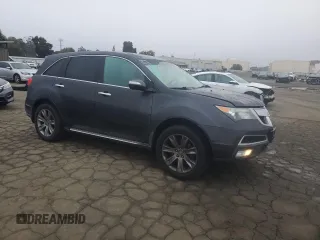 2013 Acura MDX Advance with VIN 2HNYD2H86DH511768, listed as a Copart auction lot 41433505 with 111,537 mi miles and Salvage Title. Bid and sale history available at DreamBid. Image 4.