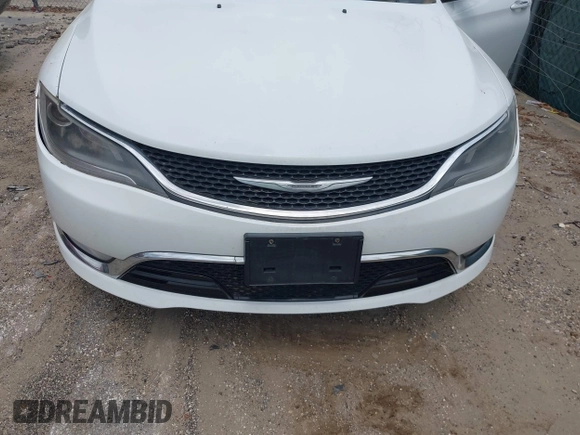 2015 Chrysler 200 C with VIN 1C3CCCCGXFN631935, listed as a IAAI auction lot 42144521 with 157,531 mi miles. Bid and sale history available at carsss.com. Image 6.