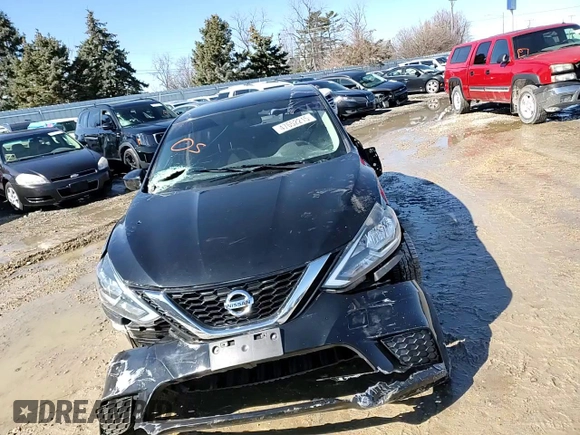 2017 Nissan Sentra S with VIN 3N1AB7AP9HY279584, listed as a Copart auction lot 47652215 with 53,881 mi miles and Salvage Title. Bid and sale history available at carsss.com. Image 11.