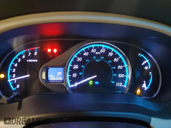 2012 Toyota Sienna XLE with VIN 5TDDK3DC2CS031088, listed as a Copart auction lot 60642845 with 186,586 mi miles and Salvage title. Bid and sale history available at DreamBid. Image 9.
