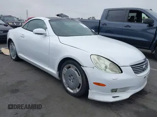 2002 Lexus SC 430 with VIN JTHFN48Y020027536, listed as a IAAI auction lot 42670239 with 207,112 mi miles and . Bid and sale history available at DreamBid. Image 1.