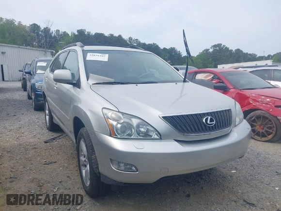 2007 Lexus RX 350 with VIN 2T2GK31U07C023916, listed as a IAAI auction lot 42026162 with 168,099 mi miles. Bid and sale history available at carsss.com. Image 1.
