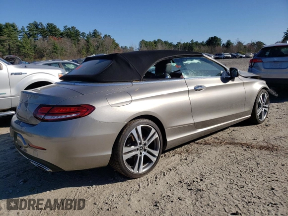 2019 Mercedes-Benz C 300 with VIN WDDWK8DB0KF847749, listed as a Copart auction lot 79090924 with Not Provided miles and Salvage Title. Bid and sale history available at carsss.com. Image 3.