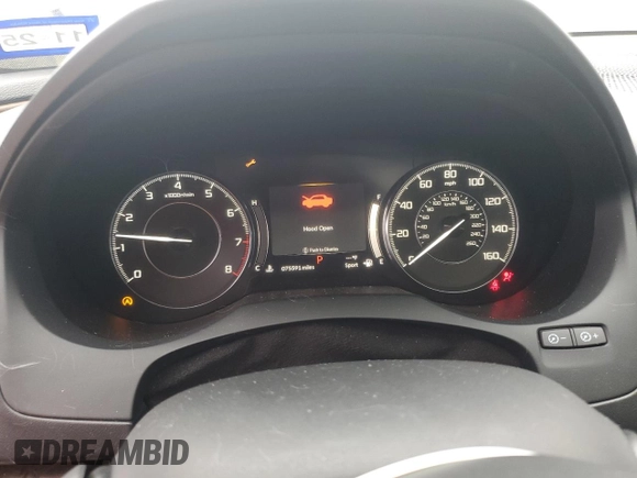 2019 Acura RDX w/Advance Pkg with VIN 5J8TC1H7XKL006144, listed as a Copart auction lot 45814985 with 75,591 mi miles and Salvage Title. Bid and sale history available at carsss.com. Image 9.
