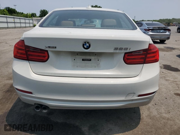 2013 BMW 3 Series 328i xDrive with VIN WBA3B5C55DF592149, listed as a Copart auction lot 59228605 with Not provided miles and Salvage title. Bid and sale history available at DreamBid. Image 6.