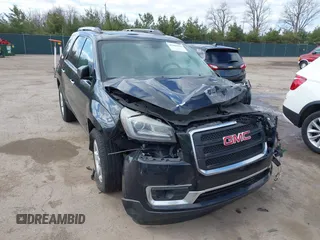 2015 GMC Acadia SLE with VIN 1GKKRPKD5FJ308361, listed as a IAAI auction lot 41968459 with 1 mi miles. Bid and sale history available at carsss.com. Image 1.