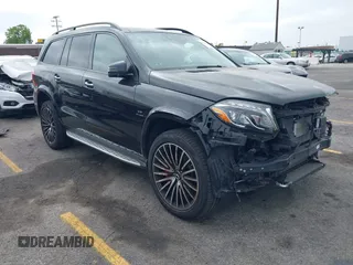 2018 Mercedes-Benz GLS 63 AMG with VIN 4JGDF7FE0JB075200, listed as a IAAI auction lot 42369144 with 65,835 mi miles and . Bid and sale history available at DreamBid. Image 1.