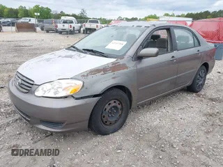 2003 Toyota Corolla CE with VIN 1NXBR32EX3Z037333, listed as a IAAI auction lot 42103368 with 205,925 mi miles and . Bid and sale history available at DreamBid. Image 2.