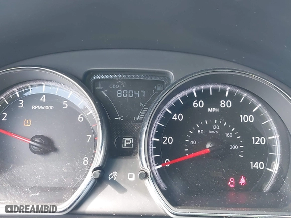 2019 Nissan Versa Sedan SV with VIN 3N1CN7AP1KL805761, listed as a IAAI auction lot 41343460 with 80,047 mi miles. Bid and sale history available at carsss.com. Image 7.