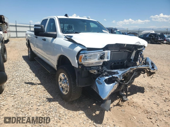 2024 Ram 2500 Tradesman with VIN 3C6UR5HJ4RG143096, listed as a Copart auction lot 55479915 with 48,458 mi miles and Salvage title. Bid and sale history available at DreamBid. Image 4.
