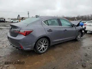 2022 Acura ILX w/Premium Package with VIN 19UDE2F77NA004794, listed as a Copart auction lot 44600853 with 9,189 mi miles. Bid and sale history available at carsss.com. Image 3.