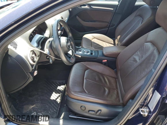 2017 Audi A3 Sedan Premium Plus with VIN WAUJ8GFF4H1067687, listed as a Copart auction lot 50927364 with 61,292 mi miles. Bid and sale history available at carsss.com. Image 7.