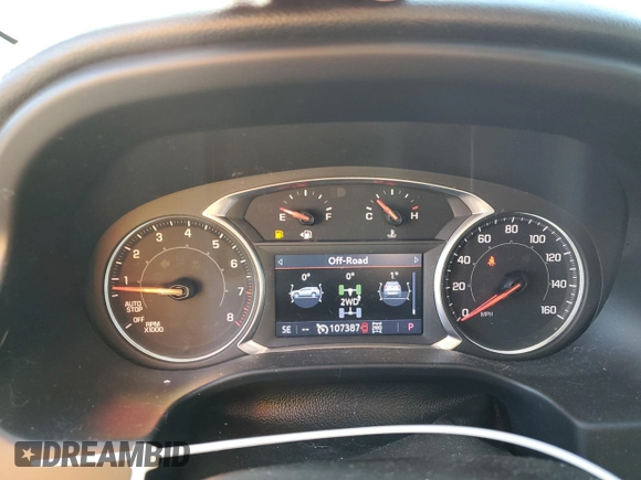 2020 GMC Acadia AT4 with VIN 1GKKNLLS1LZ144105, listed as a Copart auction lot 50167755 with 107,387 mi miles and Salvage title. Bid and sale history available at DreamBid. Image 9.