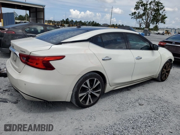 2017 Nissan Maxima SV with VIN 1N4AA6AP2HC443623, listed as a Copart auction lot 59746335 with 168,214 mi miles and Salvage title. Bid and sale history available at DreamBid. Image 3.