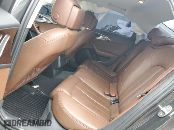 2012 Audi A6 Premium Plus with VIN WAUGGAFC6CN167050, listed as a Copart auction lot 58811945 with 108,400 mi miles and Salvage title. Bid and sale history available at DreamBid. Image 10.