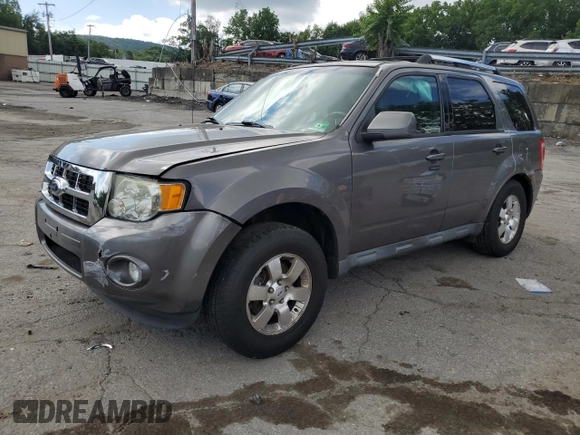2012 Ford Escape Limited with VIN 1FMCU9EG0CKA70078, listed as a Copart auction lot 63184945 with 191,530 mi miles and Salvage title. Bid and sale history available at DreamBid. Image 1.