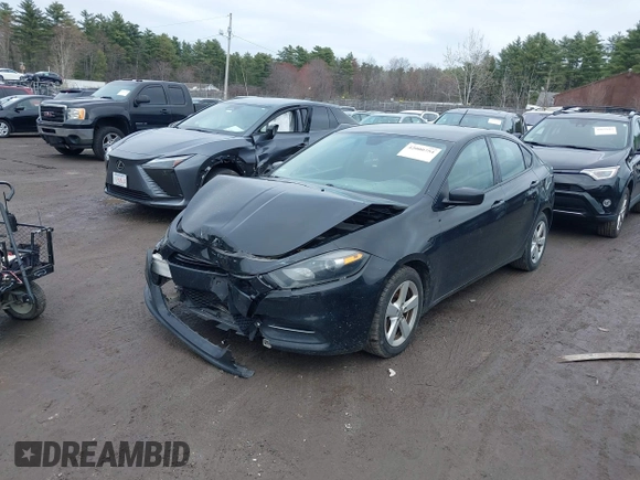 2015 Dodge Dart SXT with VIN 1C3CDFBB3FD193544, listed as a IAAI auction lot 42000754 with 159,260 mi miles. Bid and sale history available at carsss.com. Image 2.