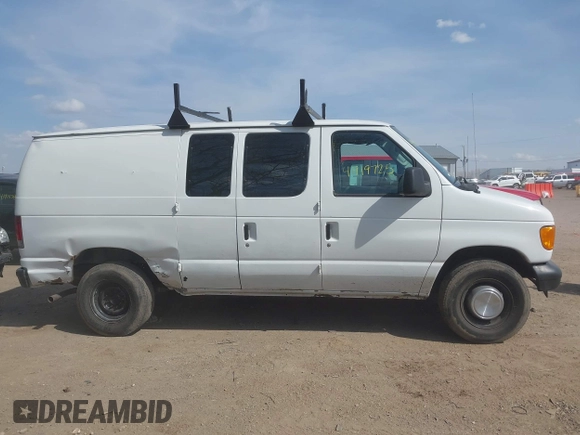 2004 Ford Econoline Cargo Commercial with VIN 1FTNE24W34HA52697, listed as a IAAI auction lot 41919725 with 107,931 mi miles and . Bid and sale history available at carsss.com. Image 13.