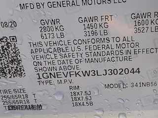 2020 Chevrolet Traverse LS with VIN 1GNEVFKW3LJ302044, listed as a IAAI auction lot 41211456 with 49,666 mi miles and . Bid and sale history available at DreamBid. Image 9.