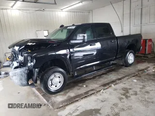 2024 Ram 2500 Tradesman with VIN 3C6UR5CL4RG375481, listed as a Copart auction lot 56479395 with 9,872 mi miles and Salvage title. Bid and sale history available at DreamBid. Image 1.