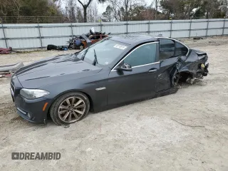 2016 BMW 5 Series 528i xDrive with VIN WBA5A7C58GG144462, listed as a Copart auction lot 45710815 with 119,416 mi miles and Salvage Title. Bid and sale history available at carsss.com. Image 1.