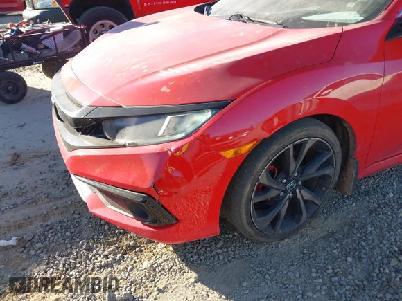 2019 Honda Civic Sport with VIN 2HGFC2F81KH535994, listed as a IAAI auction lot 41686522 with 131,835 mi miles and . Bid and sale history available at DreamBid. Image 6.