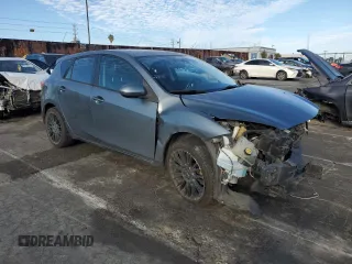 2012 Mazda 3 i Grand Touring with VIN JM1BL1M83C1656360, listed as a Copart auction lot 45960035 with 145,202 mi miles and Salvage title. Bid and sale history available at DreamBid. Image 4.