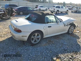 2001 BMW Z3 2.5i with VIN WBACN33491LK49196, listed as a Copart auction lot 85337274 with 162,619 mi miles and Salvage Title. Bid and sale history available at carsss.com. Image 3.