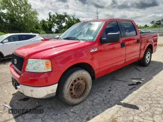2005 Ford F-150 XLT z VIN 1FTPW12555KE67826, wystawiony jako Copart lot #61623865 z przebiegiem 167 089 mil mil oraz Czysty tytuł • Clean title. Historia ofert i sprzedaży dostępna na DreamBid. Obrazek 1.