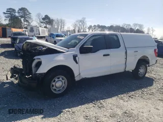 2022 Ford F-150 XL z VIN 1FTEX1CB7NKD57353, wystawiony jako Copart lot #56602144 z przebiegiem 58 164 mil mil oraz Szkoda całkowita • Salvage title. Historia ofert i sprzedaży dostępna na DreamBid. Obrazek 1.