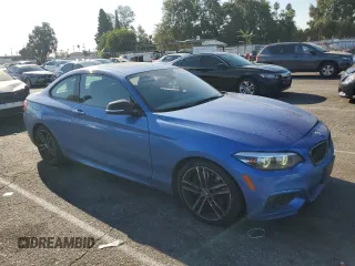 2020 BMW 2 Series M240i with VIN WBA2J5C03L7F84565, listed as a Copart auction lot 70721044 with 26,042 mi miles and Salvage Title. Bid and sale history available at carsss.com. Image 4.