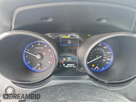 2018 Subaru Outback Premium with VIN 4S4BSAFC5J3316712, listed as a Copart auction lot 65372955 with 133,141 mi miles and Clean title. Bid and sale history available at DreamBid. Image 9.