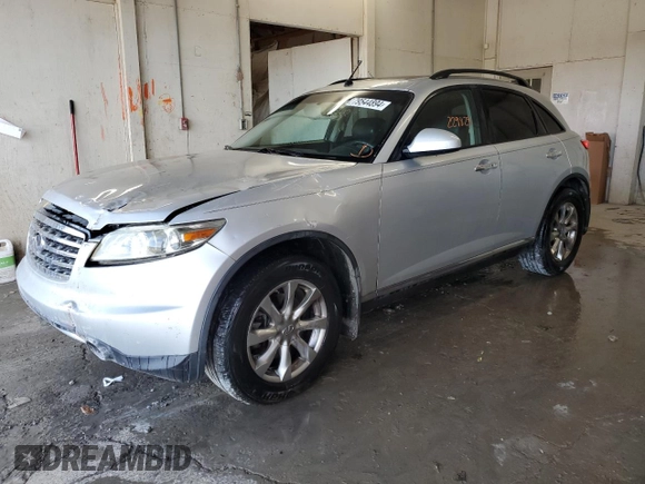 2007 Infiniti FX35 with VIN JNRAS08W17X210146, listed as a Copart auction lot 79544894 with 229,828 mi miles and Salvage Title. Bid and sale history available at carsss.com. Image 1.