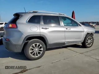 2021 Jeep Cherokee Latitude Lux with VIN 1C4PJLMX1MD113491, listed as a Copart auction lot 46997545 with 54,398 mi miles and Salvage Title. Bid and sale history available at carsss.com. Image 3.