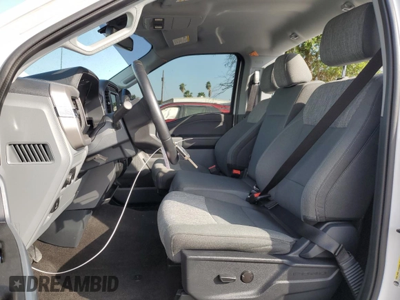 2022 Ford F-150 XL with VIN 1FTMF1E58NKE13404, listed as a Copart auction lot 80990584 with 24,179 mi miles and Salvage Title. Bid and sale history available at DreamBid. Image 7.