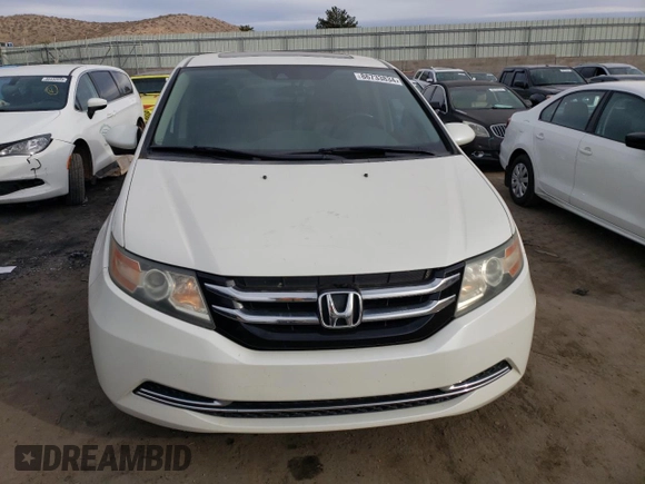 2014 Honda Odyssey EX-L with VIN 5FNRL5H65EB133365, listed as a Copart auction lot 86733834 with 116,391 mi miles and Salvage Title. Bid and sale history available at carsss.com. Image 5.
