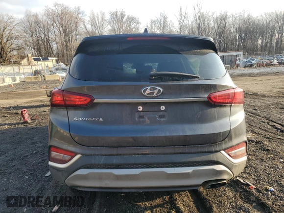 2020 Hyundai Santa Fe SEL w/SULEV with VIN 5NMS33AD8LH271668, listed as a Copart auction lot 43781575 with 73,530 mi miles and Salvage Title. Bid and sale history available at carsss.com. Image 6.