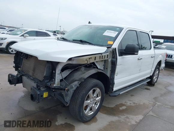 2020 Ford F-150 XL with VIN 1FTEW1CP0LFA37389, listed as a IAAI auction lot 42293742 with 84,786 mi miles and . Bid and sale history available at DreamBid. Image 2.