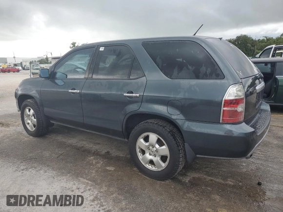 2004 Acura MDX with VIN 2HNYD18264H543853, listed as a Copart auction lot 70893164 with 191,606 mi miles and Salvage Title. Bid and sale history available at carsss.com. Image 2.