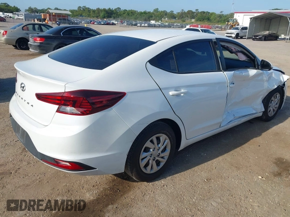 2019 Hyundai Elantra SE with VIN 5NPD74LF3KH497121, listed as a IAAI auction lot 42116946 with 80,657 mi miles and . Bid and sale history available at DreamBid. Image 4.
