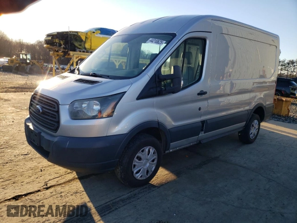2015 Ford Transit Cargo with VIN 1FTNR1CM6FKA51595, listed as a Copart auction lot 44210625 with 62,143 mi miles and Clean Title. Bid and sale history available at carsss.com. Image 1.