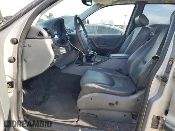 1998 Mercedes-Benz M-Class with VIN 4JGAB54E7WA041547, listed as a Copart auction lot 42334655 with 183,814 mi miles and Salvage Title. Bid and sale history available at carsss.com. Image 7.